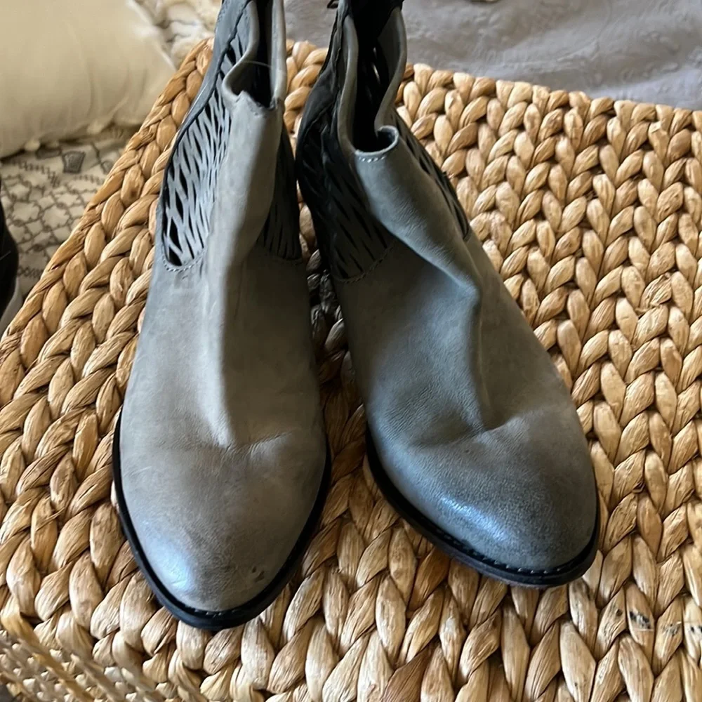 Gray Booties - Picture 4 of 6